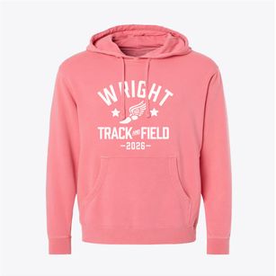Wright Elementary School Track and Field Pigment-Dyed Hoodie