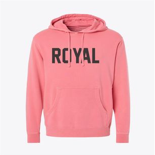 Royal Iowa Classic Block Pigment-Dyed Hoodie