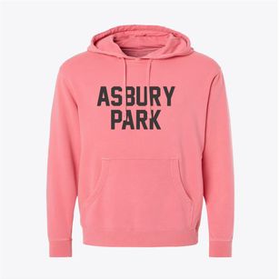 Asbury Park New Jersey Classic Block Pigment-Dyed Hoodie