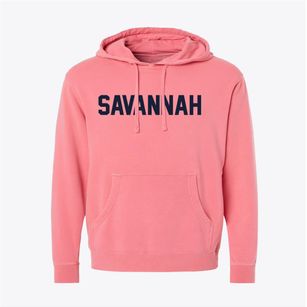 Savannah Georgia Classic Block Pigment-Dyed Hoodie