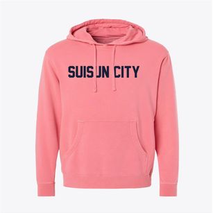 Suisun City California Classic Block Pigment-Dyed Hoodie