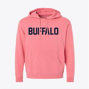 Buffalo Oklahoma Classic Block Pigment-Dyed Hoodie