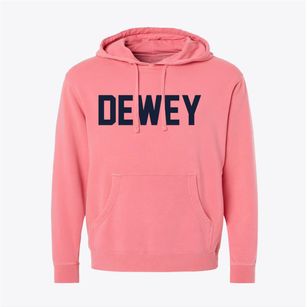 Dewey Wisconsin Classic Block Pigment-Dyed Hoodie