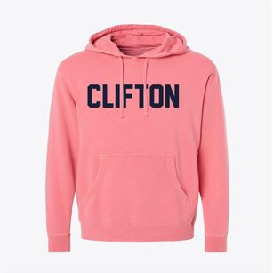 Clifton Kansas Classic Block Pigment-Dyed Hoodie