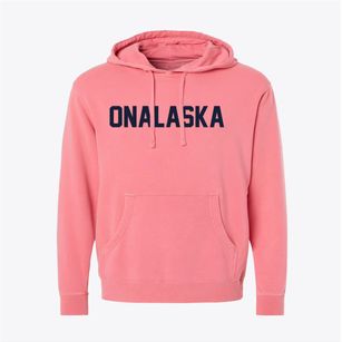 Onalaska Wisconsin Classic Block Pigment-Dyed Hoodie