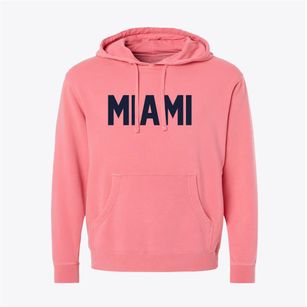 Miami Oklahoma Classic Block Pigment-Dyed Hoodie