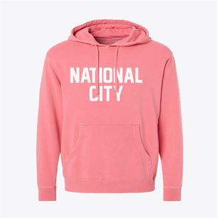 National City California Classic Block Pigment-Dyed Hoodie
