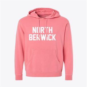 North Berwick Maine Classic Block Pigment-Dyed Hoodie