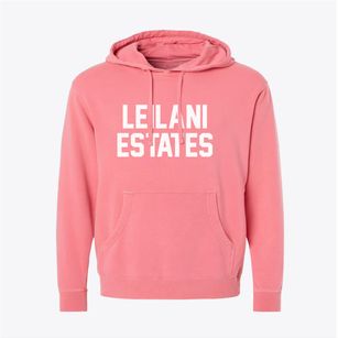 Leilani Estates Hawaii Classic Block Pigment-Dyed Hoodie