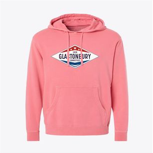 Glastonbury Connecticut Diamond Star Pigment-Dyed Hoodie