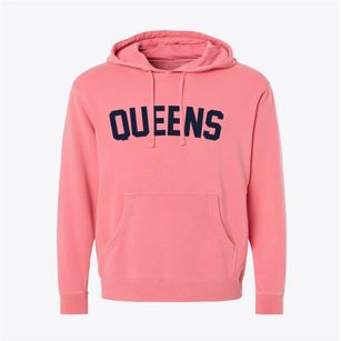 Queens New York Classic Curve Pigment-Dyed Hoodie