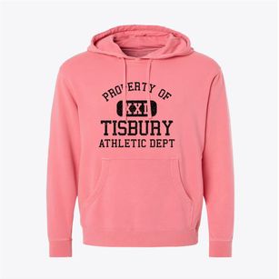 Tisbury Massachusetts Athletic Dept Pigment-Dyed Hoodie