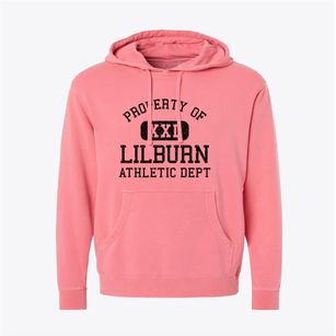 Lilburn Georgia Athletic Dept Pigment-Dyed Hoodie