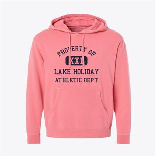 Lake Holiday Illinois Athletic Dept Pigment-Dyed Hoodie