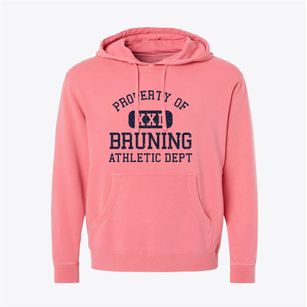 Bruning Nebraska Athletic Dept Pigment-Dyed Hoodie