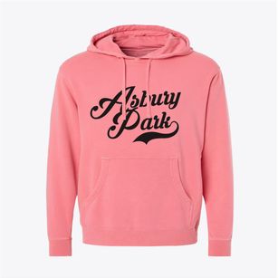Asbury Park New Jersey Vintage Team Pigment-Dyed Hoodie