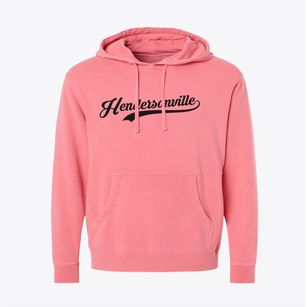 Hendersonville North Carolina Vintage Team Pigment-Dyed Hoodie