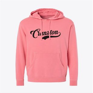 Cranston Rhode Island Vintage Team Pigment-Dyed Hoodie