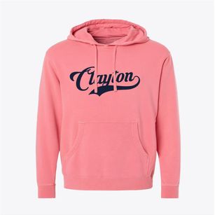 Clayton Wisconsin Vintage Team Pigment-Dyed Hoodie