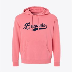 Brussels Wisconsin Vintage Team Pigment-Dyed Hoodie