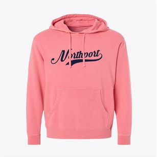 Northport Michigan Vintage Team Pigment-Dyed Hoodie