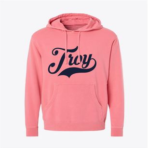 Troy Alabama Vintage Team Pigment-Dyed Hoodie