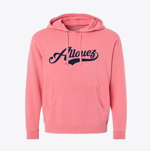 Allouez Wisconsin Vintage Team Pigment-Dyed Hoodie