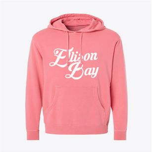 Ellison Bay Wisconsin Vintage Team Pigment-Dyed Hoodie