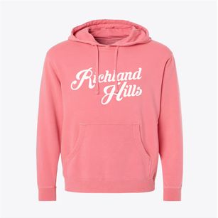Richland Hills Texas Vintage Team Pigment-Dyed Hoodie
