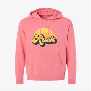 Rusk Wisconsin Sublime Sunset Pigment-Dyed Hoodie