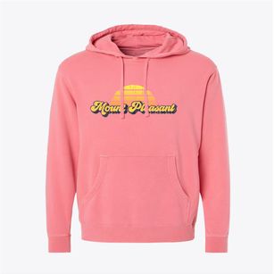 Mount Pleasant South Carolina Sublime Sunset Pigment-Dyed Hoodie