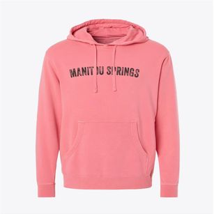 Manitou Springs Colorado Timeless Retro Pigment-Dyed Hoodie