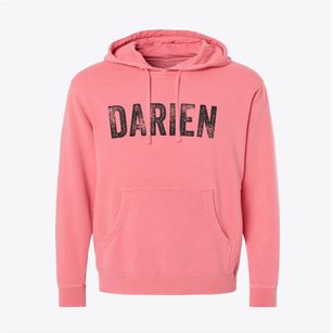 Darien Connecticut Timeless Retro Pigment-Dyed Hoodie