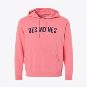Des Moines New Mexico Timeless Retro Pigment-Dyed Hoodie