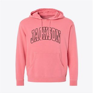 Jackson Wisconsin Trendy Block Pigment-Dyed Hoodie