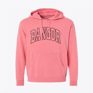 Bangor Maine Trendy Block Pigment-Dyed Hoodie