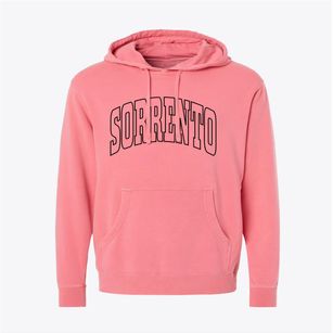 Sorrento Maine Trendy Block Pigment-Dyed Hoodie