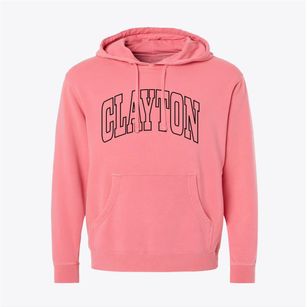 Clayton Idaho Trendy Block Pigment-Dyed Hoodie