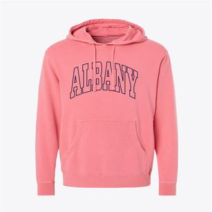 Albany Georgia Trendy Block Pigment-Dyed Hoodie