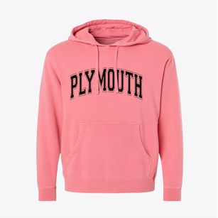 Plymouth North Carolina Varsity Pigment-Dyed Hoodie