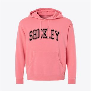Shickley Nebraska Varsity Pigment-Dyed Hoodie