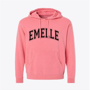 Emelle Alabama Varsity Pigment-Dyed Hoodie