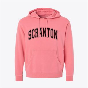 Scranton Pennsylvania Varsity Pigment-Dyed Hoodie