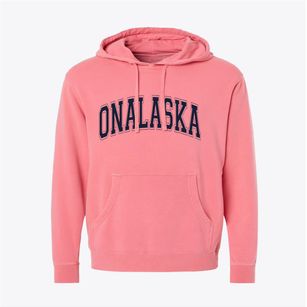 Onalaska Wisconsin Varsity Pigment-Dyed Hoodie