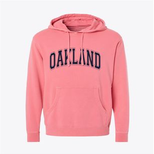Oakland California Varsity Pigment-Dyed Hoodie