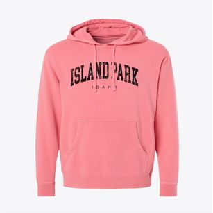 Island Park Idaho Urban Vibe Pigment-Dyed Hoodie