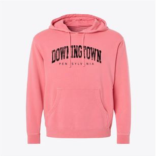 Downingtown Pennsylvania Urban Vibe Pigment-Dyed Hoodie