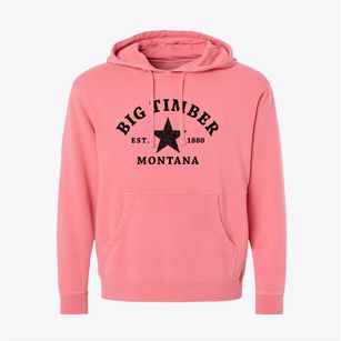 Big Timber Montana Star Pigment-Dyed Hoodie