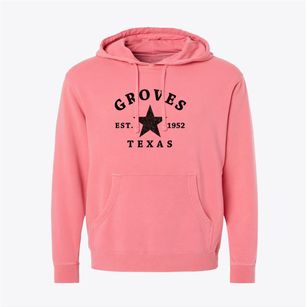 Groves Texas Star Pigment-Dyed Hoodie