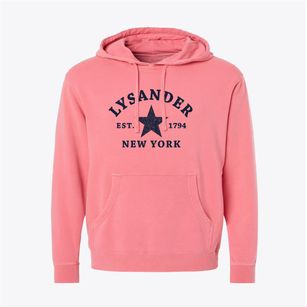 Lysander New York Star Pigment-Dyed Hoodie